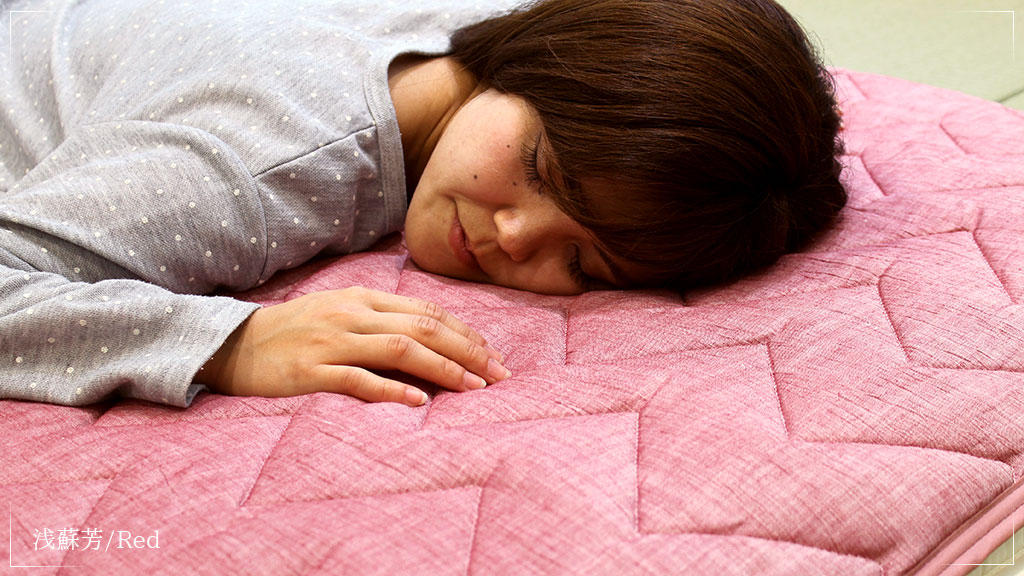 滋賀の伝統が生んだ、近江麻竿干しちぢみ敷きパッド。素敵な日本の