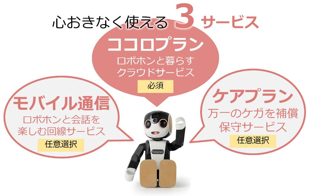 限定1名様】ロボホン本体＋会津塗ロボホンウェア 耳・前掛けセット