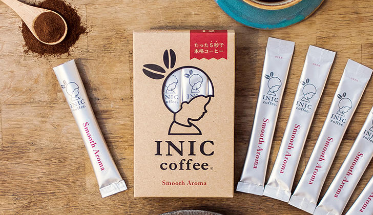 忙しい朝にも、たった5秒で本格コーヒーを。「INIC coffee（イニック