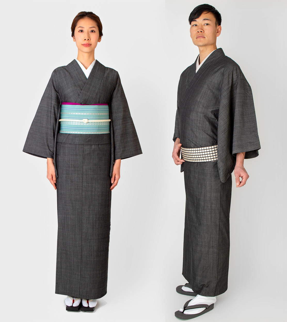 くるり　GIZA デニム着物　ブラック　Ｓ くるり デニム着物【GIZA】ブラックSサイズ