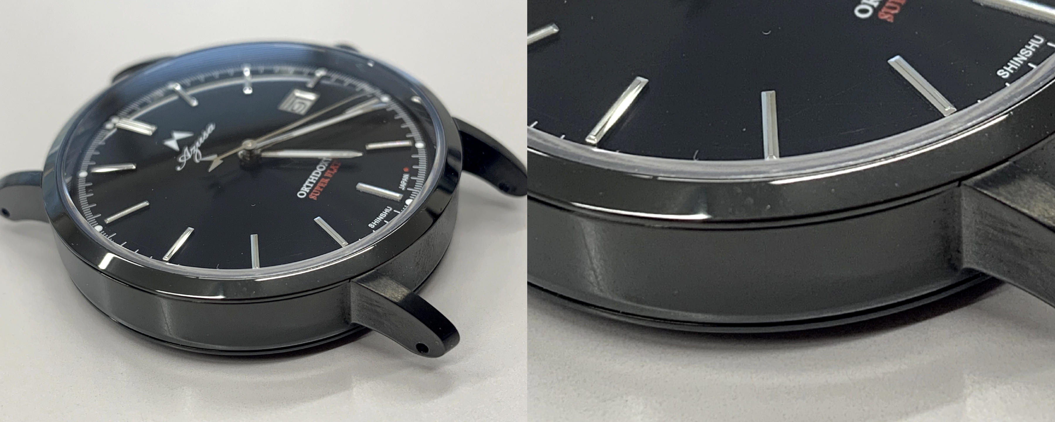 信州発日本製腕時計ブランドAzusa「ORTHODOXY」こだわりのブラック