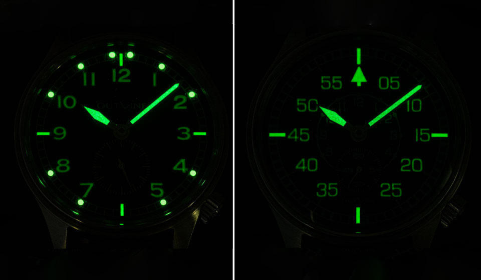 1940年代の軍用時計をモチーフにした“アウトライン”第2号機。20〜10