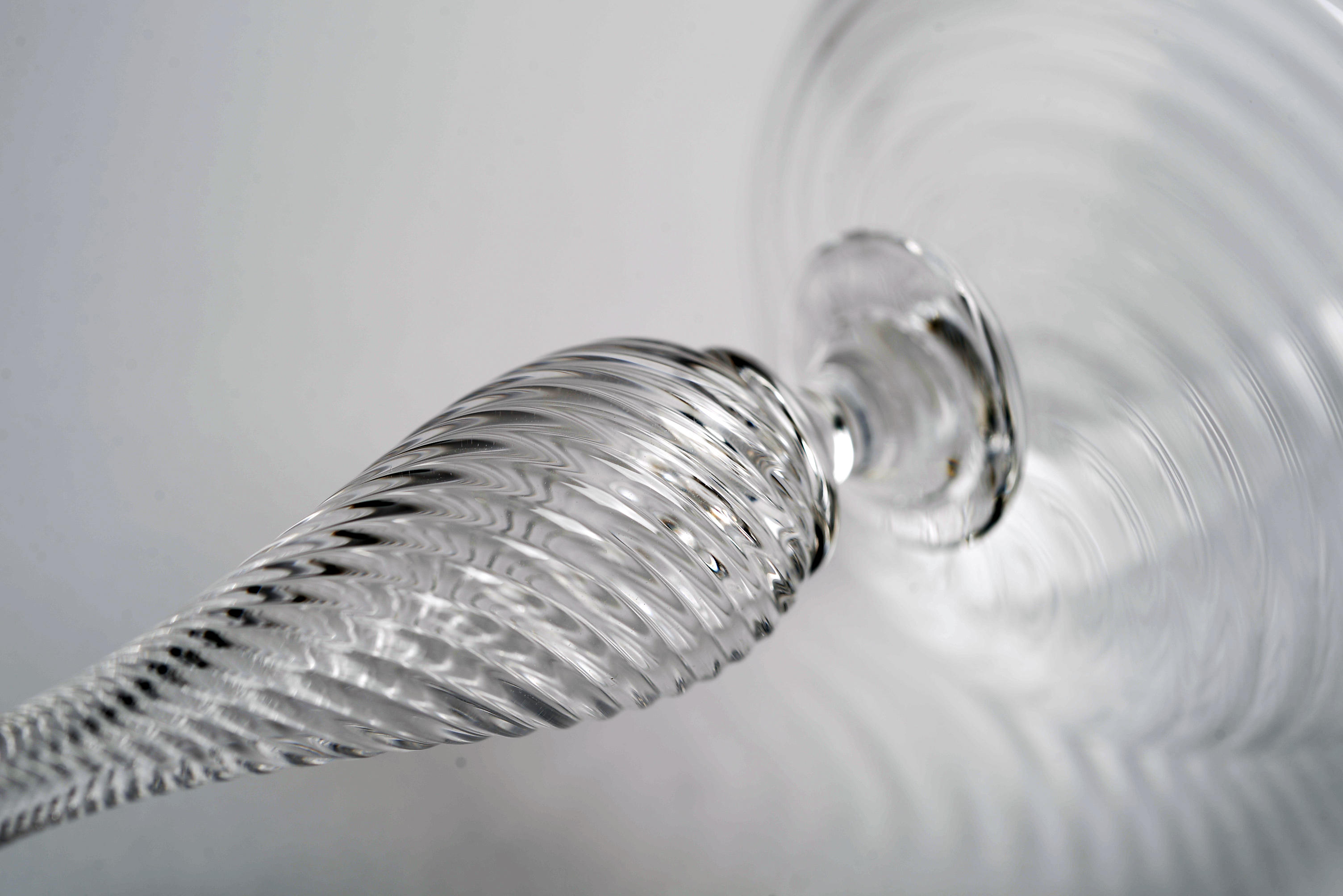 アンティークグラス　ベネチア　ツイストステムゴブレット　トナカイ　R1334ダI アンティークグラス ベネチア ツイストステムゴブレット トナカイ