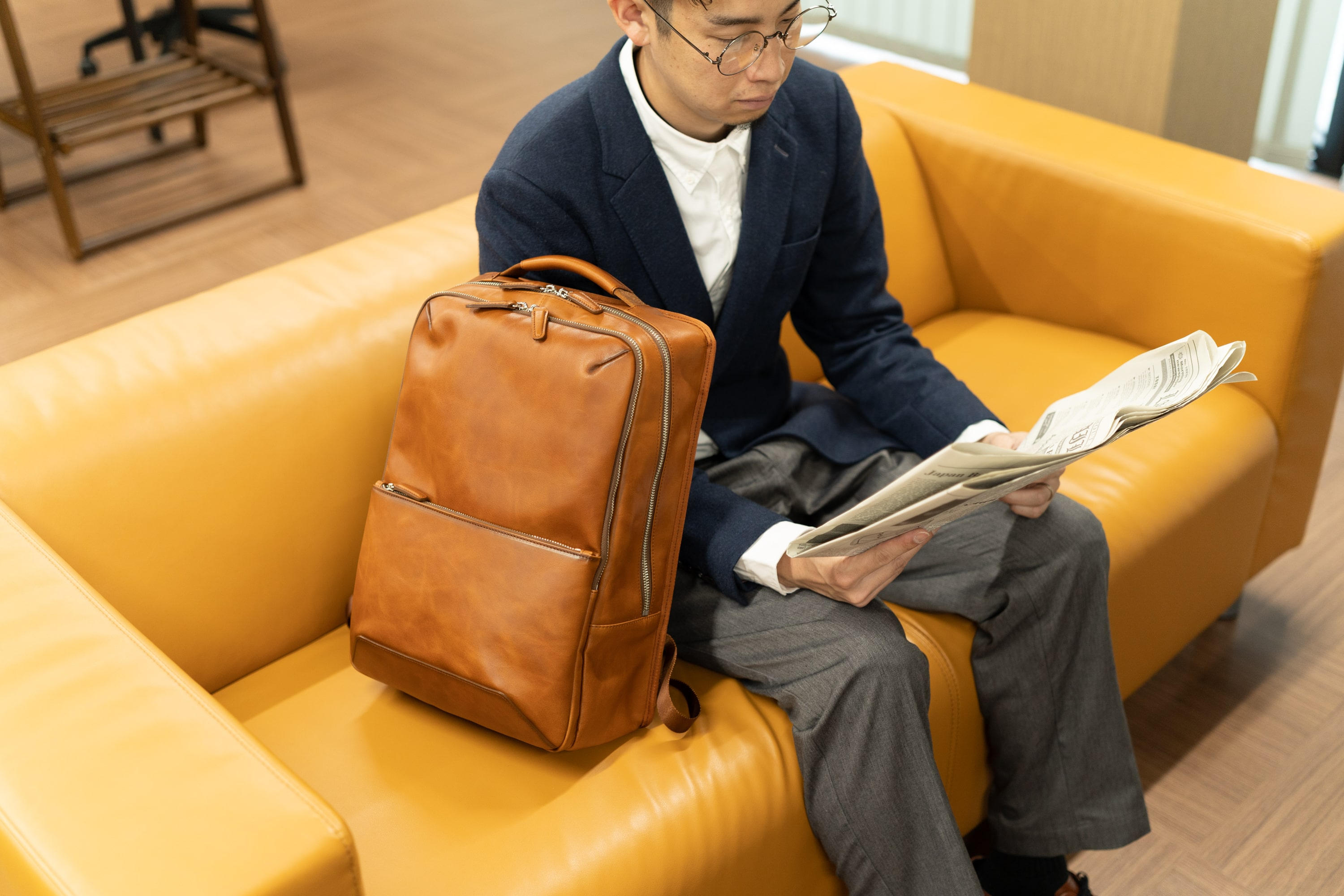 スマート】鞄技術認定1級が本気で考えた 実用性抜群の本革リュック
