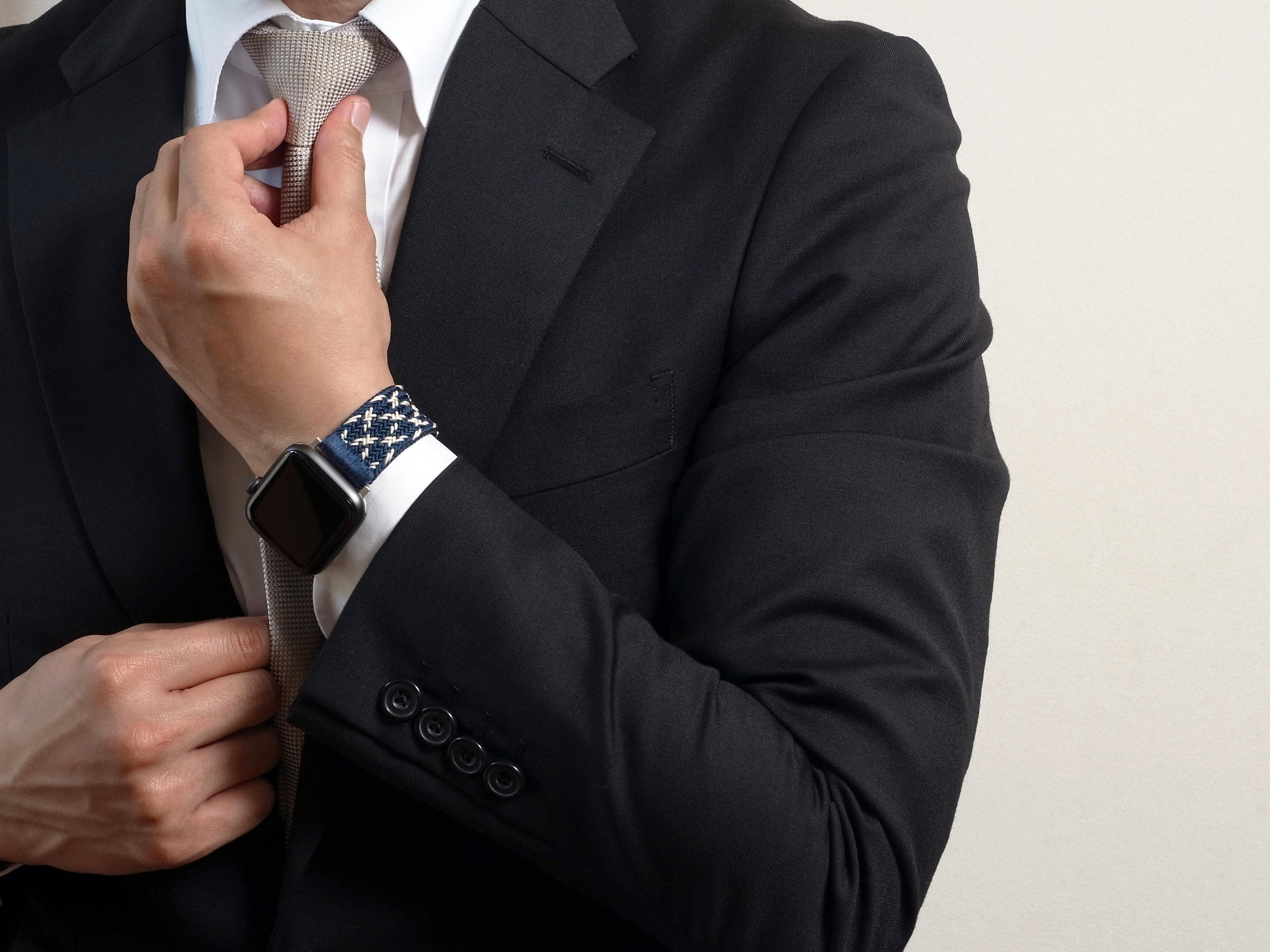 松島組紐店］伊賀くみひものアップルウォッチバンド。伝統の中にも