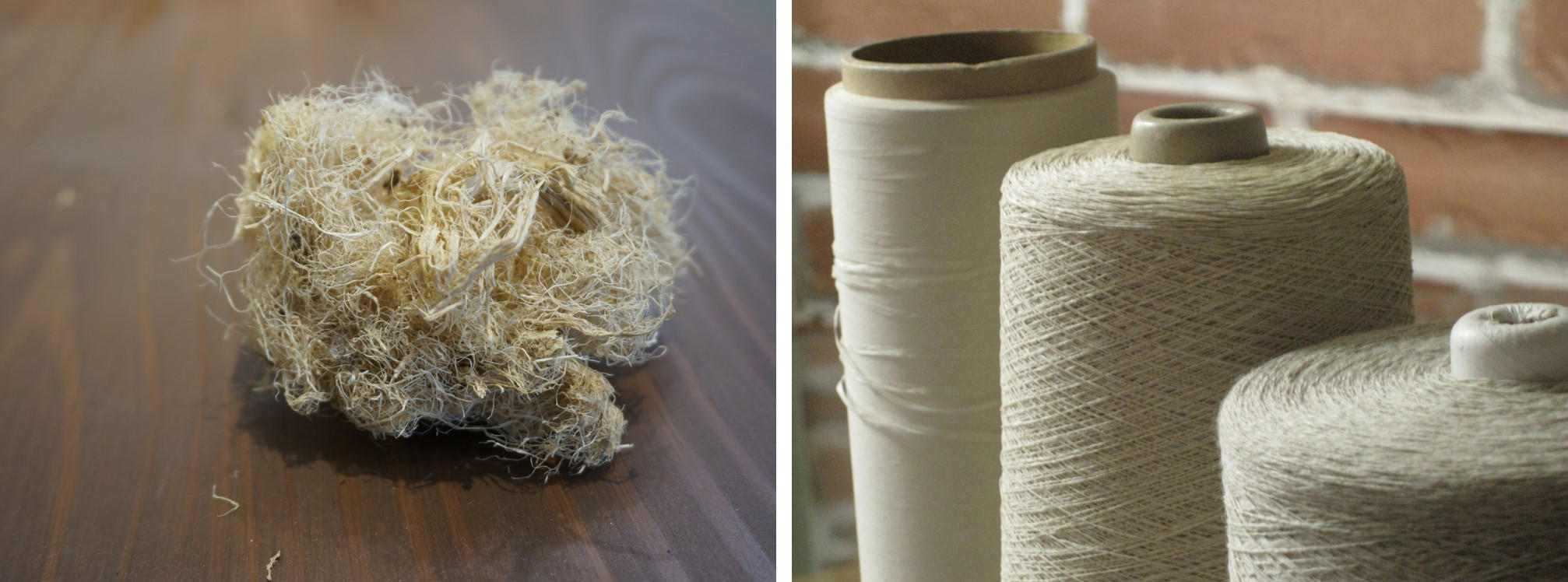 天然素材 葛糸 KUZU−63 くず糸*890g 甘撚り糸/平糸 手織り用