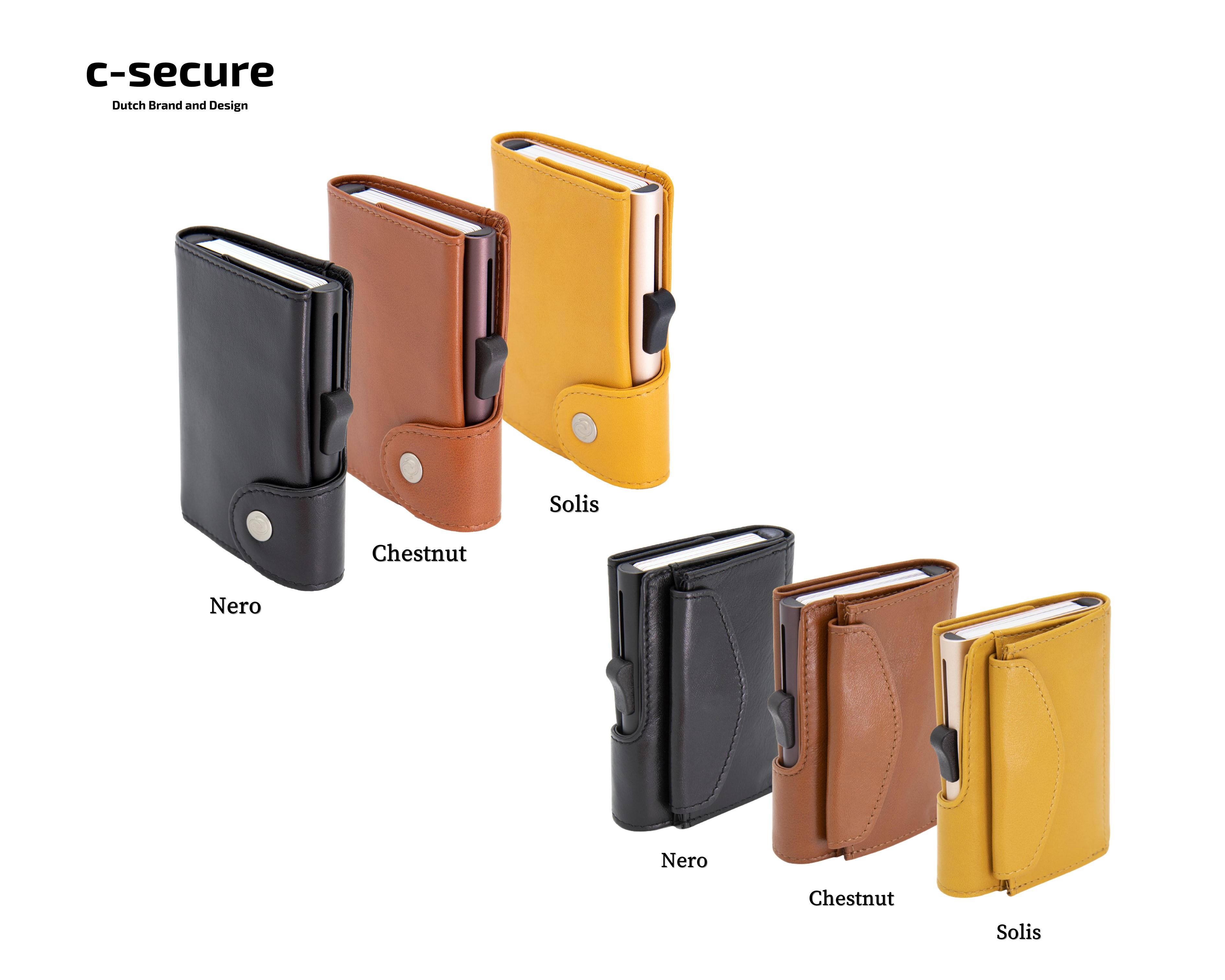 ミニマルWallet「C-secure」/『Classic Oil Leather Wallet