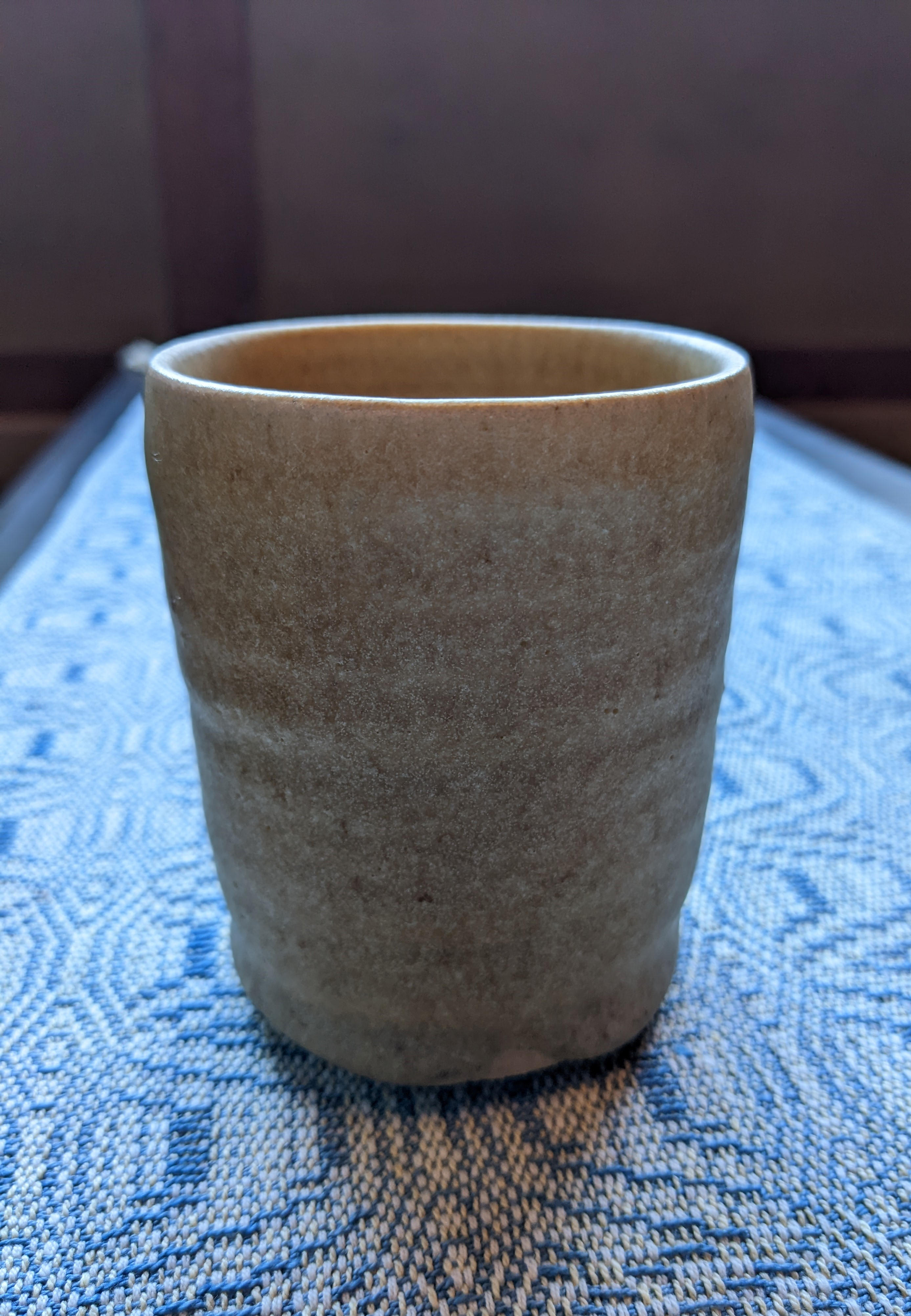 CF限定版】東山の除伐材で染めた湯呑茶碗 - (荒廃が進む京都三山の