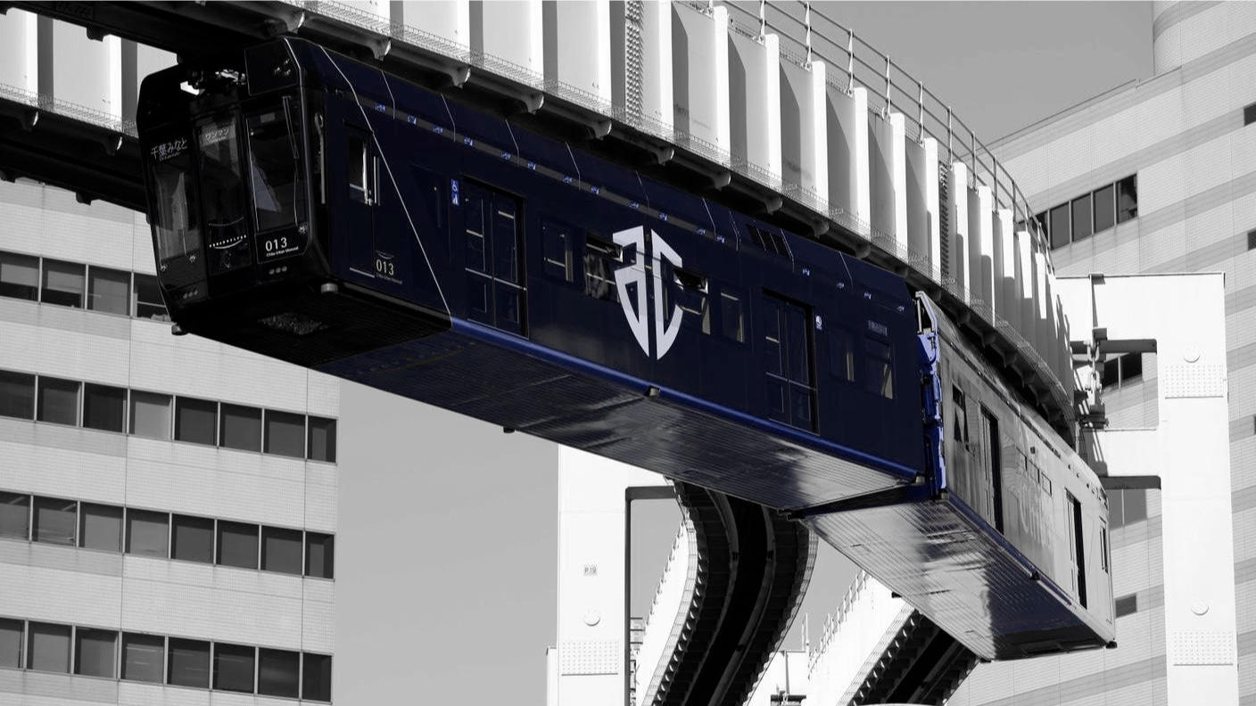 アルティーリ千葉”ラッピングのモノレールを再び走らせよう