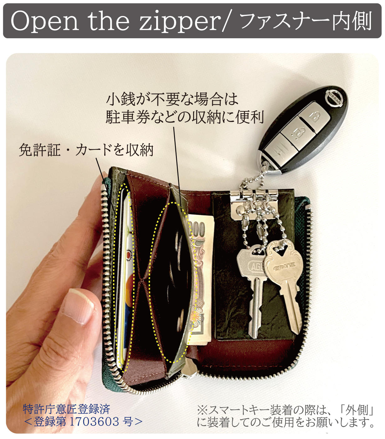 必要なモノが1つにまとまるミニ財布【ONTHIS_mini（オンディス_