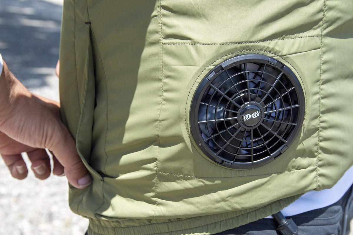 防水仕様のファンを搭載した釣り対応の空調服®が登場！ | クラウド