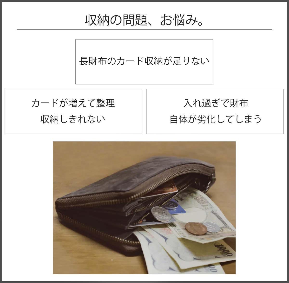 財布の容量不足を解消する、どんな長財布にも収納可能な「マルチカード