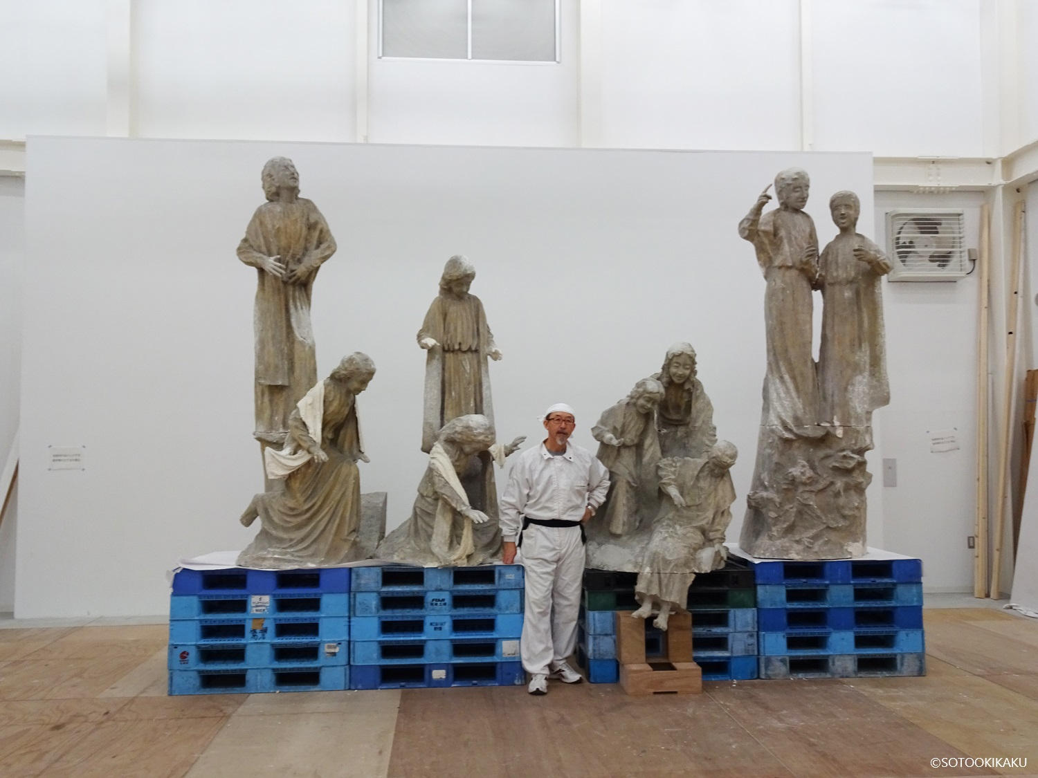 世界遺産サグラダ・ファミリアに10年間設置されていた天使の像。役目を