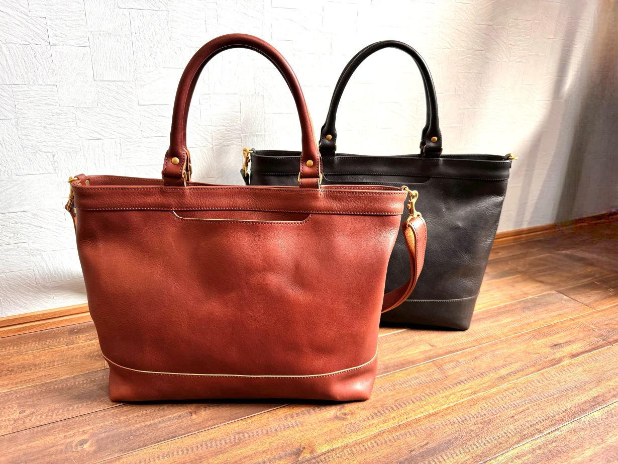 【USED】 本革 3Way ショルダーハンドバッグ レザー 茶 本革の深い味わいで大人の雰囲気を纏う「3wayヴィンテージビジネス