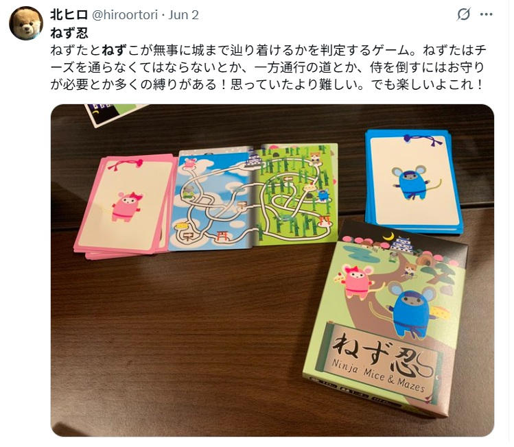ねず忍】フォアシュピセレクション＆ゲムマ2025春完売の迷路