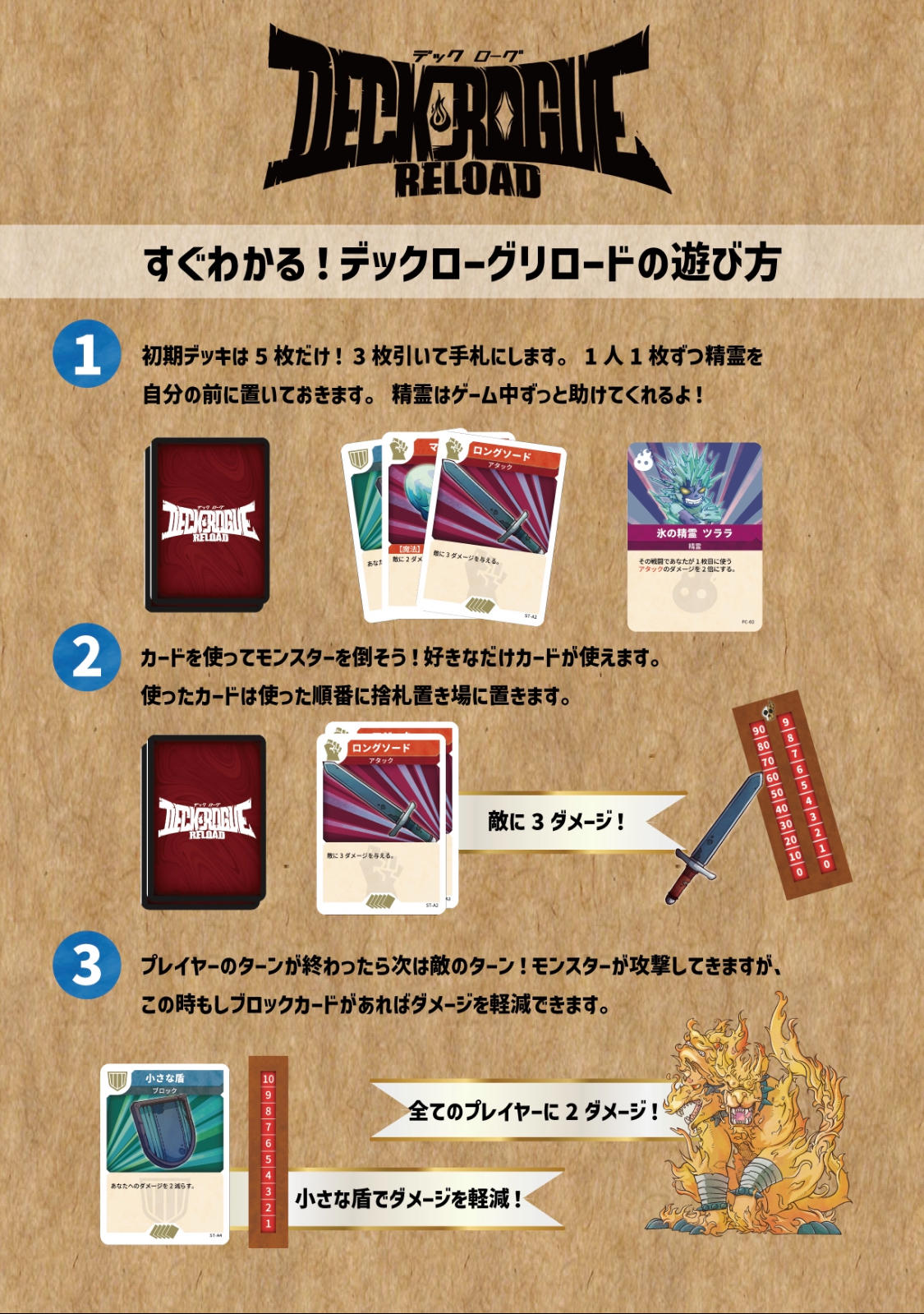 デックローグリロード再販プロジェクト【デッキ構築×ローグ