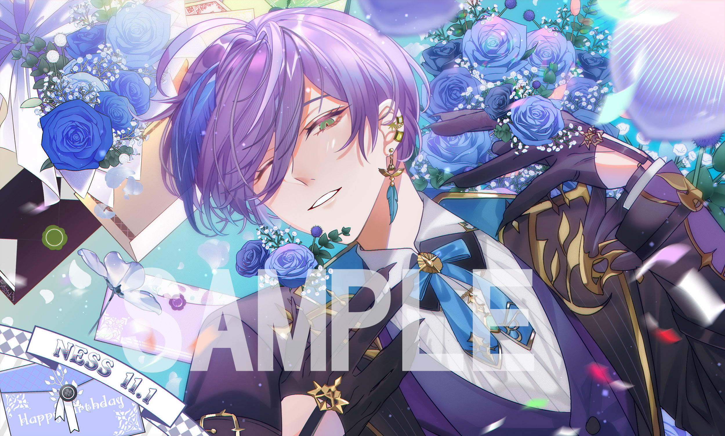 にじさんじ 榊ネス 誕生日2024 アクリルパネルセット 缶バッジ チェキ 榊ネス誕生日グッズ＆ボイス2024｜にじさんじオフィシャルストア
