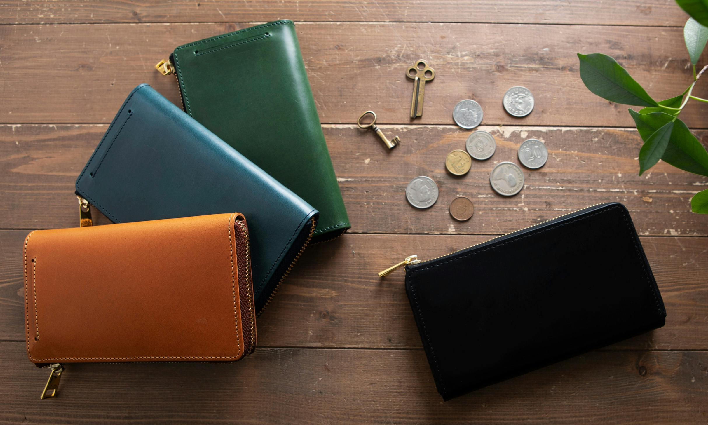 ノスタルジックな雰囲気漂うレトロカラー本革長財布「TIDY2.0 Rétro