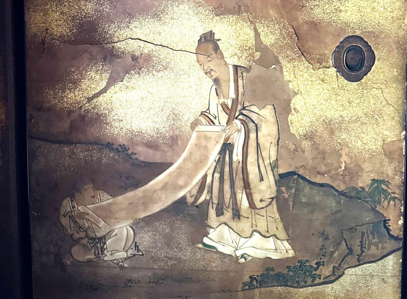 京都・嵯峨 皇室ゆかりの尼門跡寺院 狩野派絵師による雅な障壁画を修復