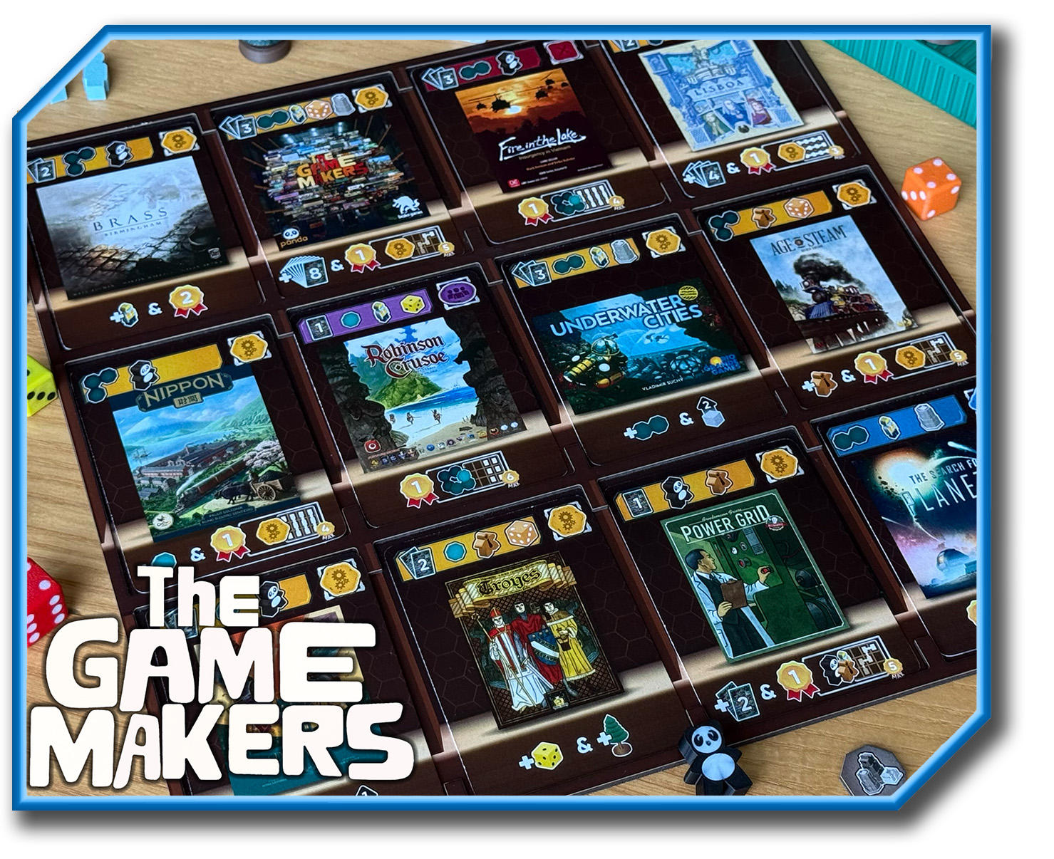 実在のボードゲーム300種類以上を製造！『ゲームメーカーズ 日本語版