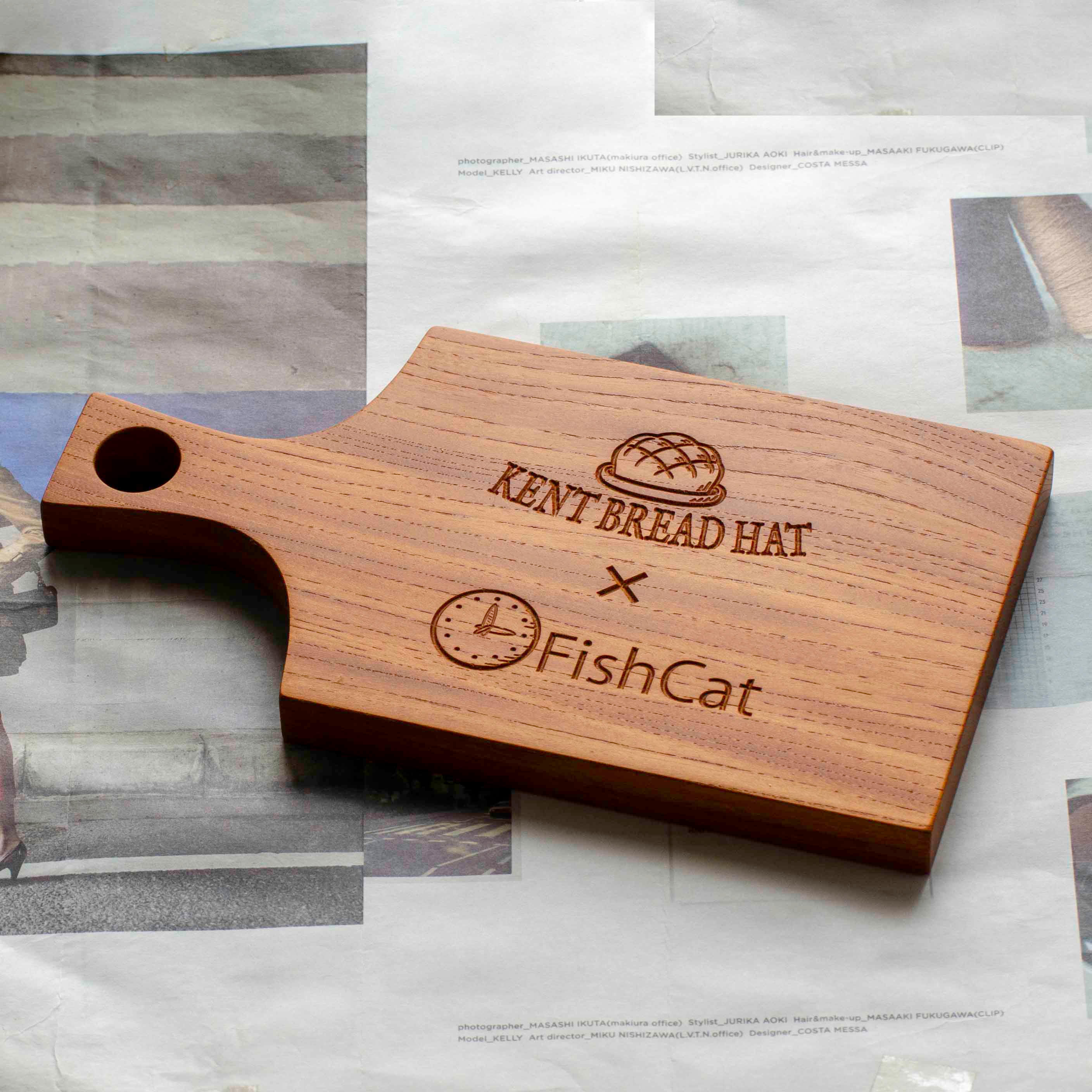 オリジナルロゴ入れが出来る コラボカッティングボード - (Creemaで