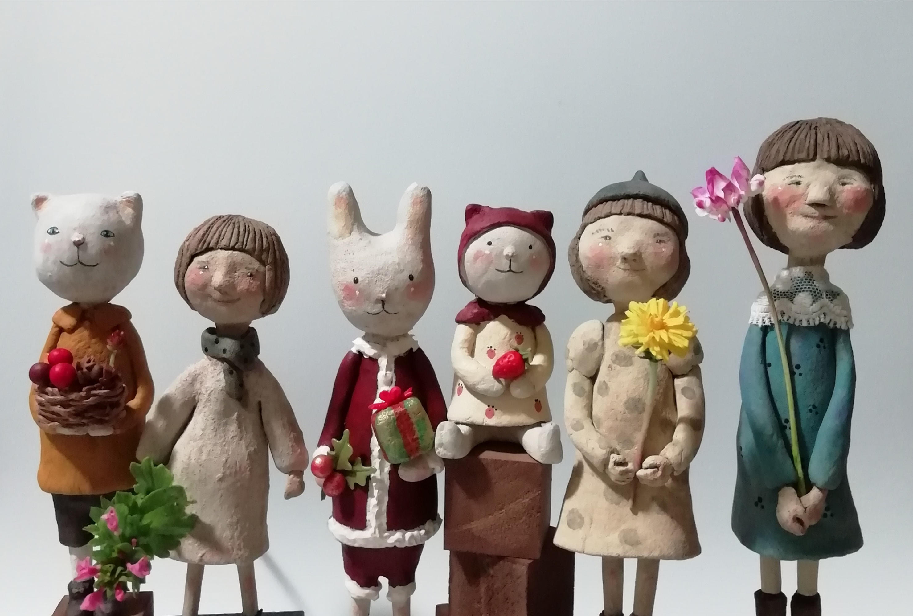 樹脂粘土人形 球体関節人形 ドール うさぎの創作人形 キャストドールネズミ