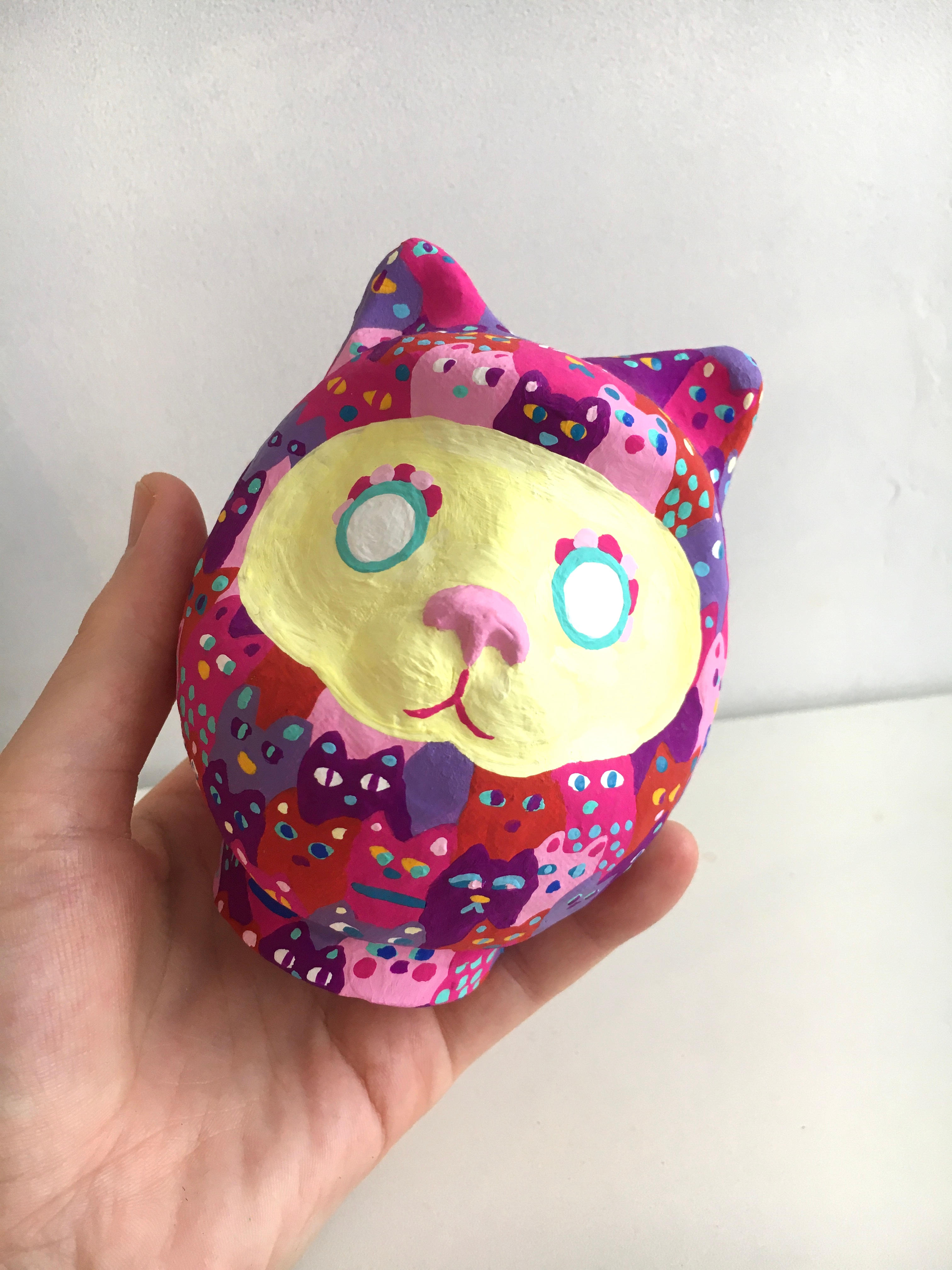 ai sayama特別提供！ねこだらけ猫だるま（小） - (北海道・滋賀・東京