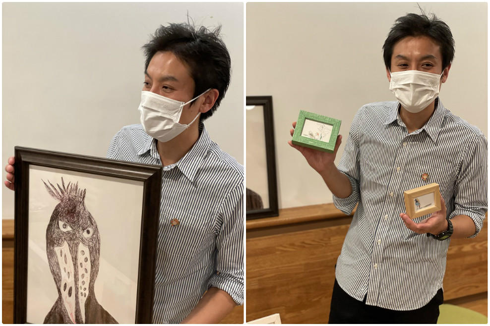 最高の額縁で額装した障害者アートを、最高の展覧会場で皆さんに観て