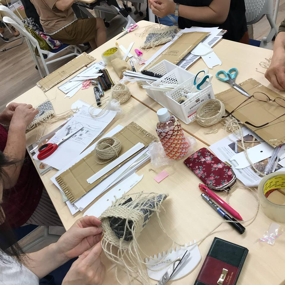 輪織りバッグ認定講座セット（5デザイン） レッスンレポ】輪織りバッグ作りは基本の「き」が大切で、日程