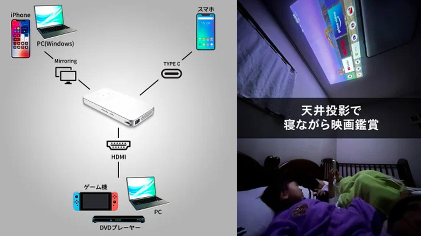 家族と楽しむ感動体験をプレゼント！ スマホサイズの超小型ポータブル