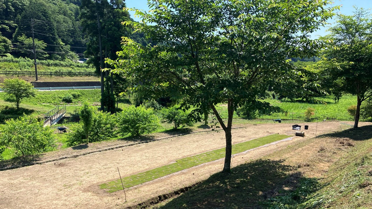 就労者と里山の未来のためにブルーベリー園に井戸を掘る。悲願の