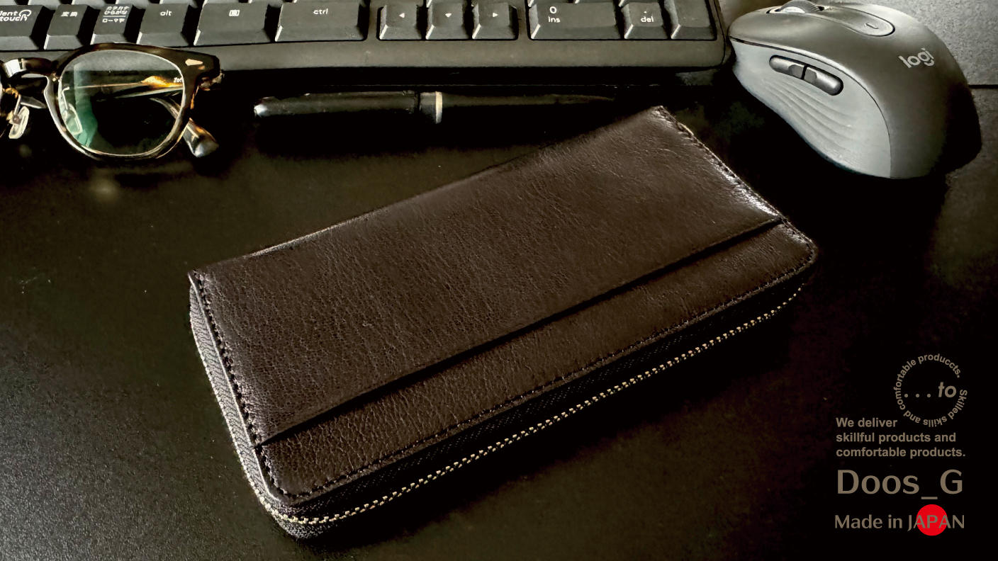 快適を追求する一級財布職人の独自設計「立体マチ構造」大きく開くのに