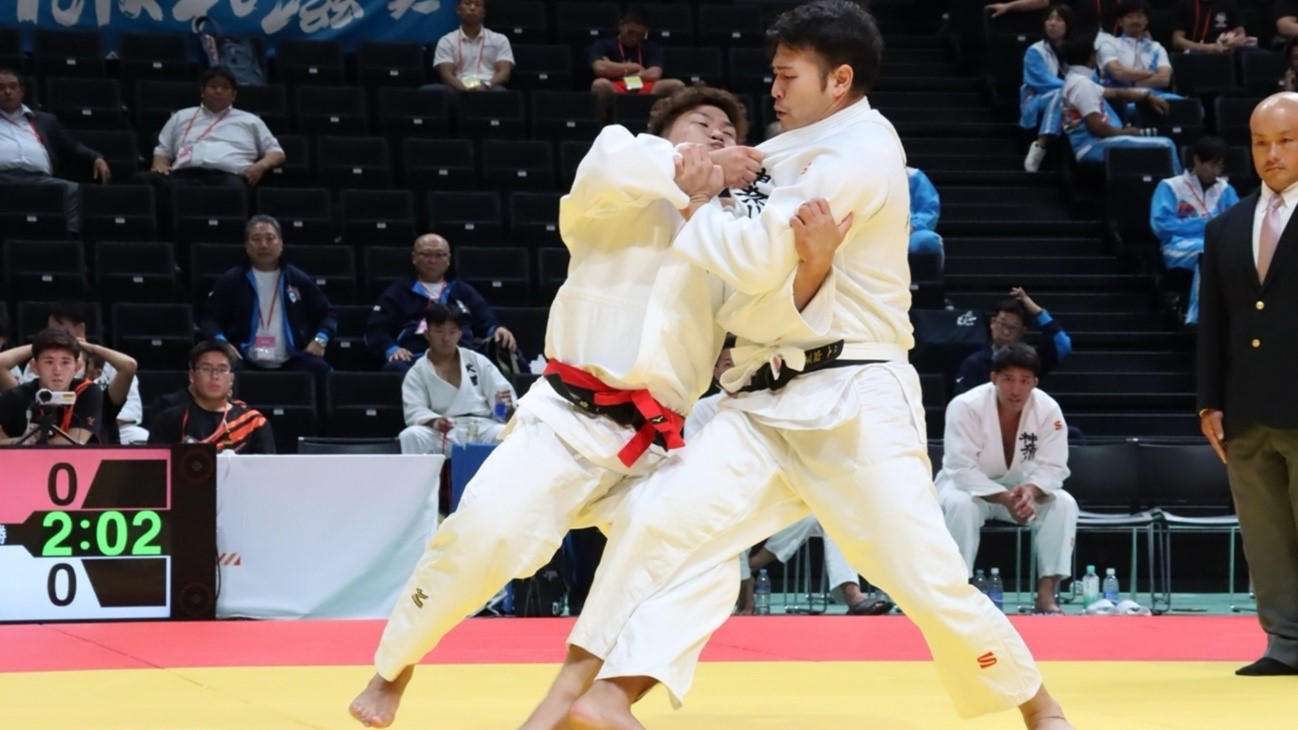 国民スポーツ大会【わたSHIGA輝く国スポ】」の柔道競技に出場