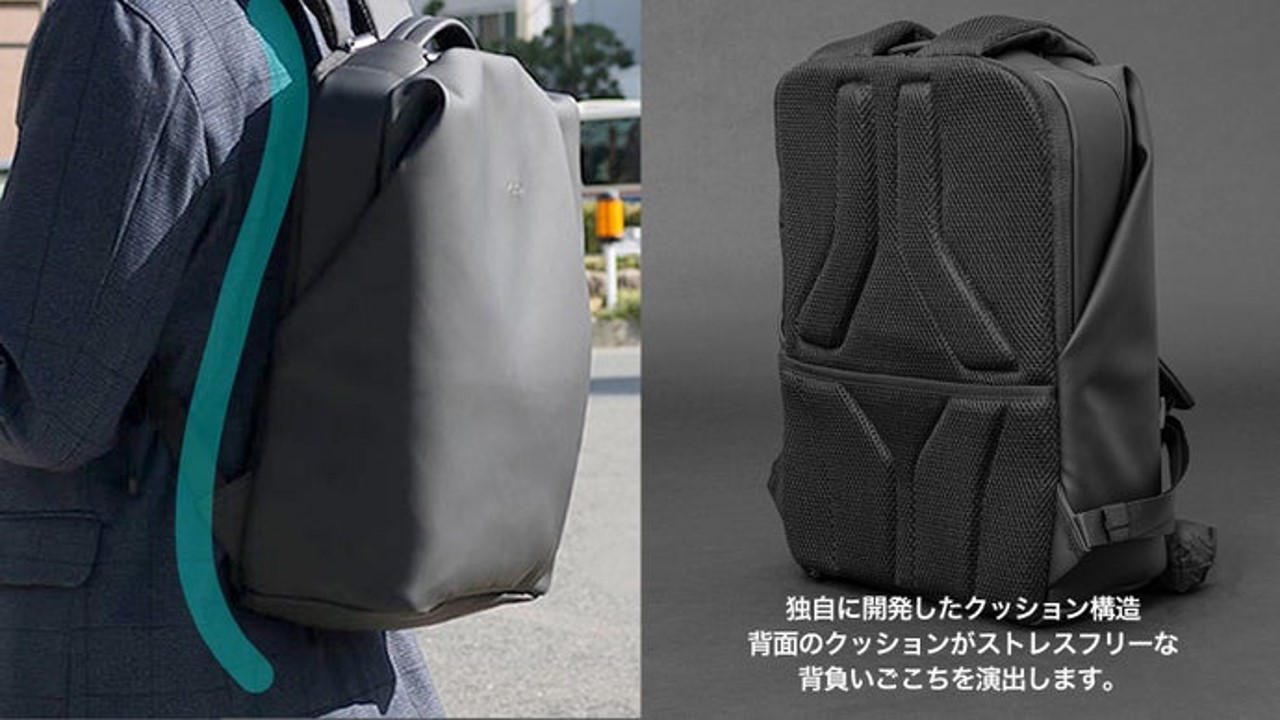 ビジネスシーンでの活用を徹底追求したハイブリッドリュック。18個の