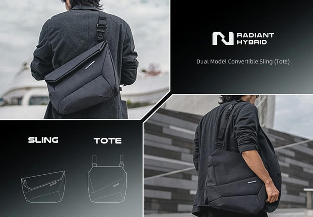 14インチPCもA4書類も収納可能！変身するスリングバッグ｜NIID HYBRID