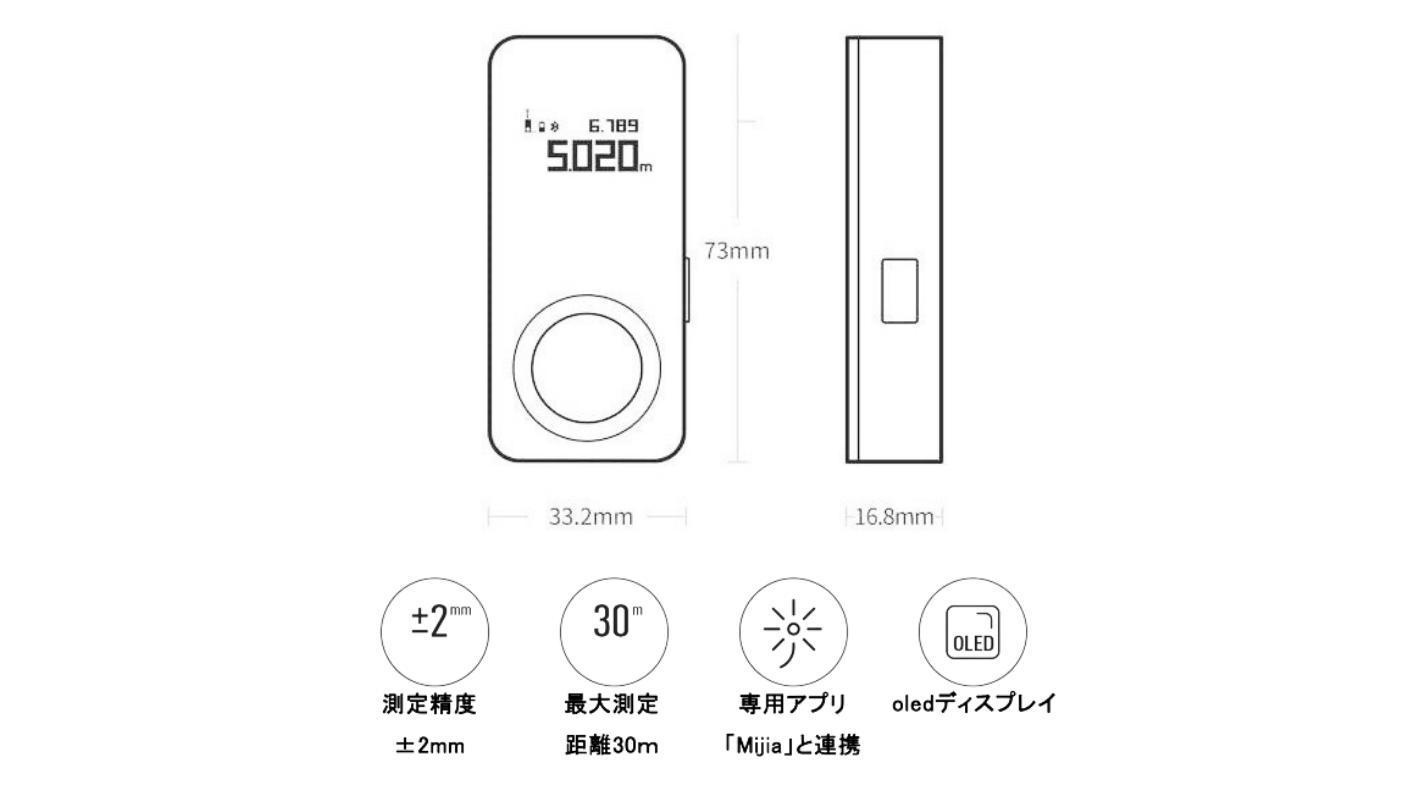 クラウドファンディングプロジェクト：【超小型/高精度】スマホ連携式レーザー式距離計 HOTO LASER KID