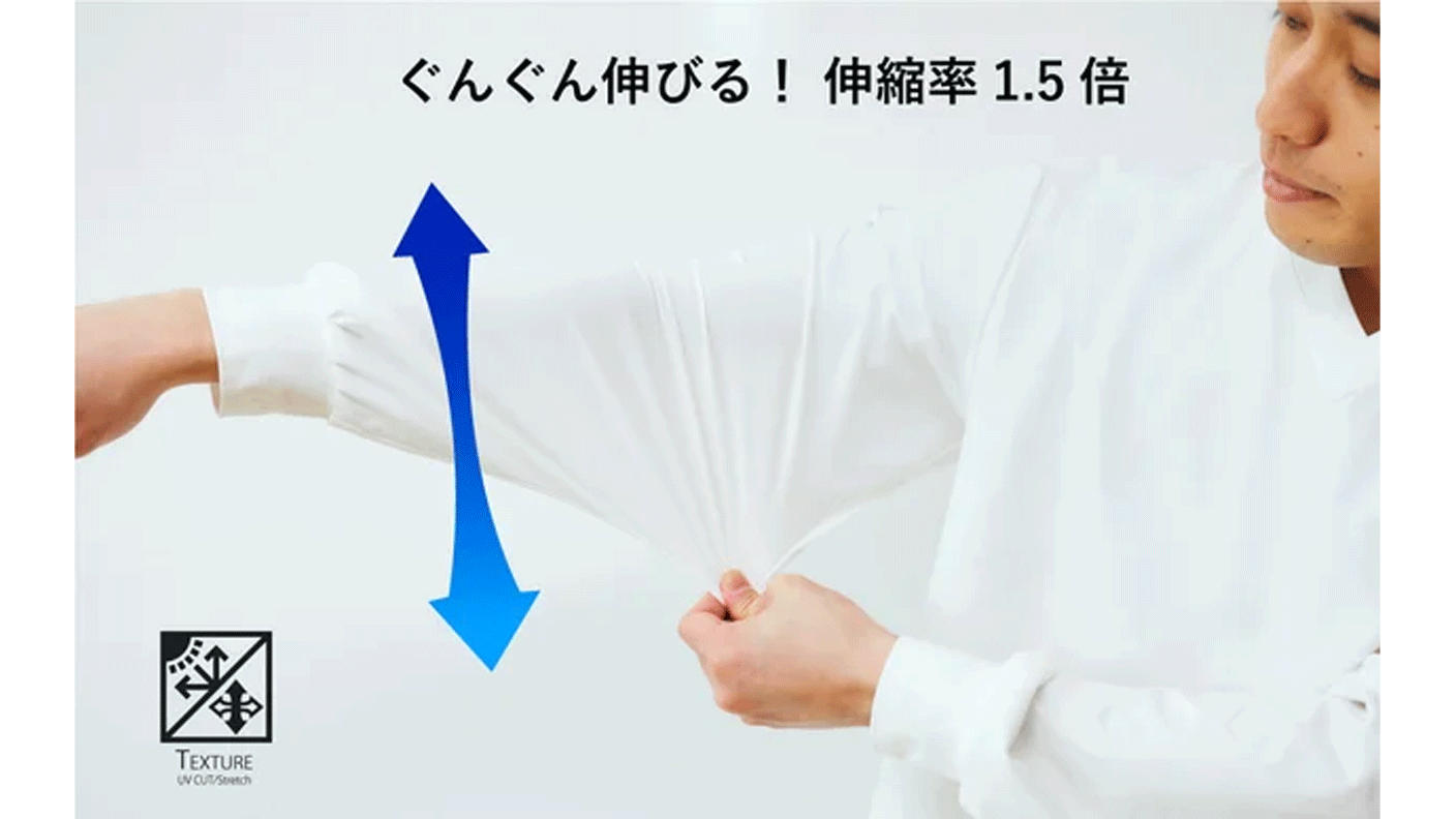 クラウドファンディングプロジェクト：さら、ふわ、爽快。植物×テクノロジー生まれの次世代素材。心地よさ秒で感じる長袖T