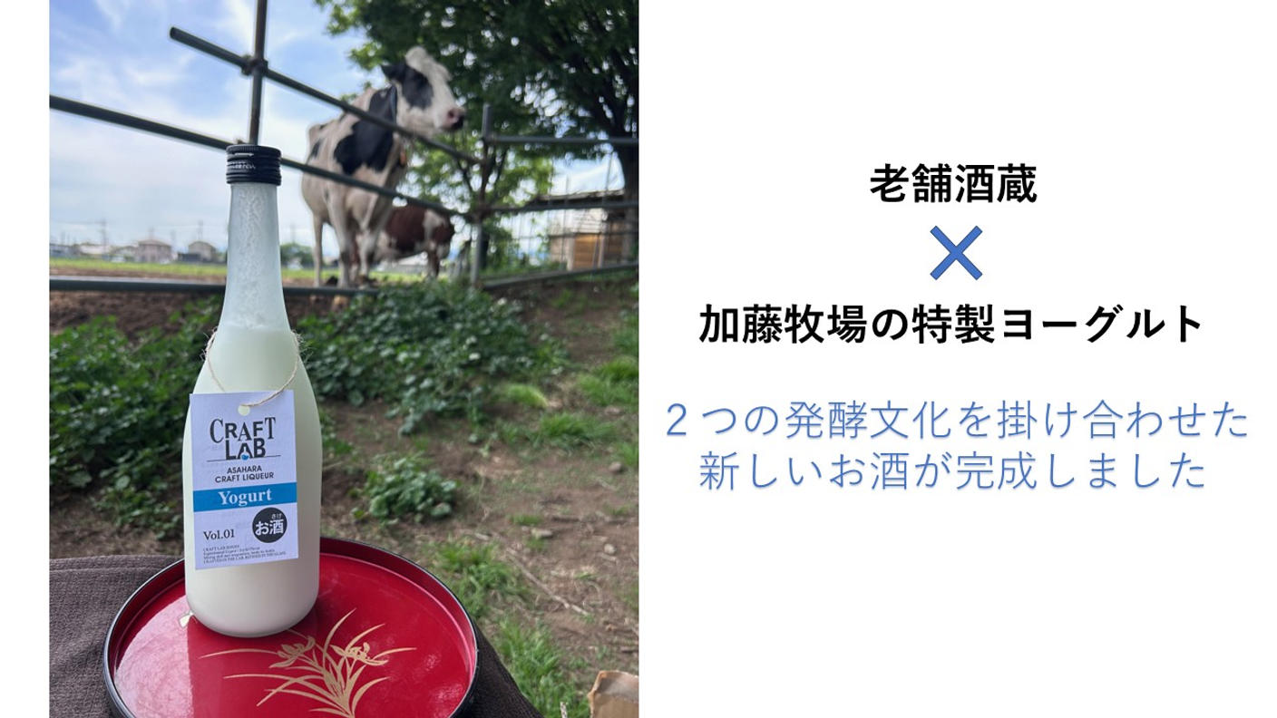 クラウドファンディングプロジェクト：地元の恵みから生まれた、老舗酒蔵の新しい挑戦──やさしく甘酸っぱい ヨーグルトのお酒 