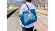 クラウドファンディングプロジェクト：デッドストック革を愛着の湧くモノへ。軽くて柔らかい！くたっと感が心地よいトート