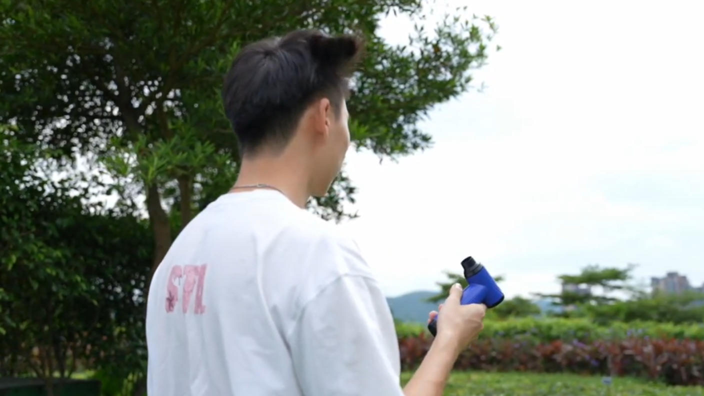 クラウドファンディングプロジェクト：227g超軽量！パワフル＆無段階調整でいつでも使いやすいコードレスエアガン