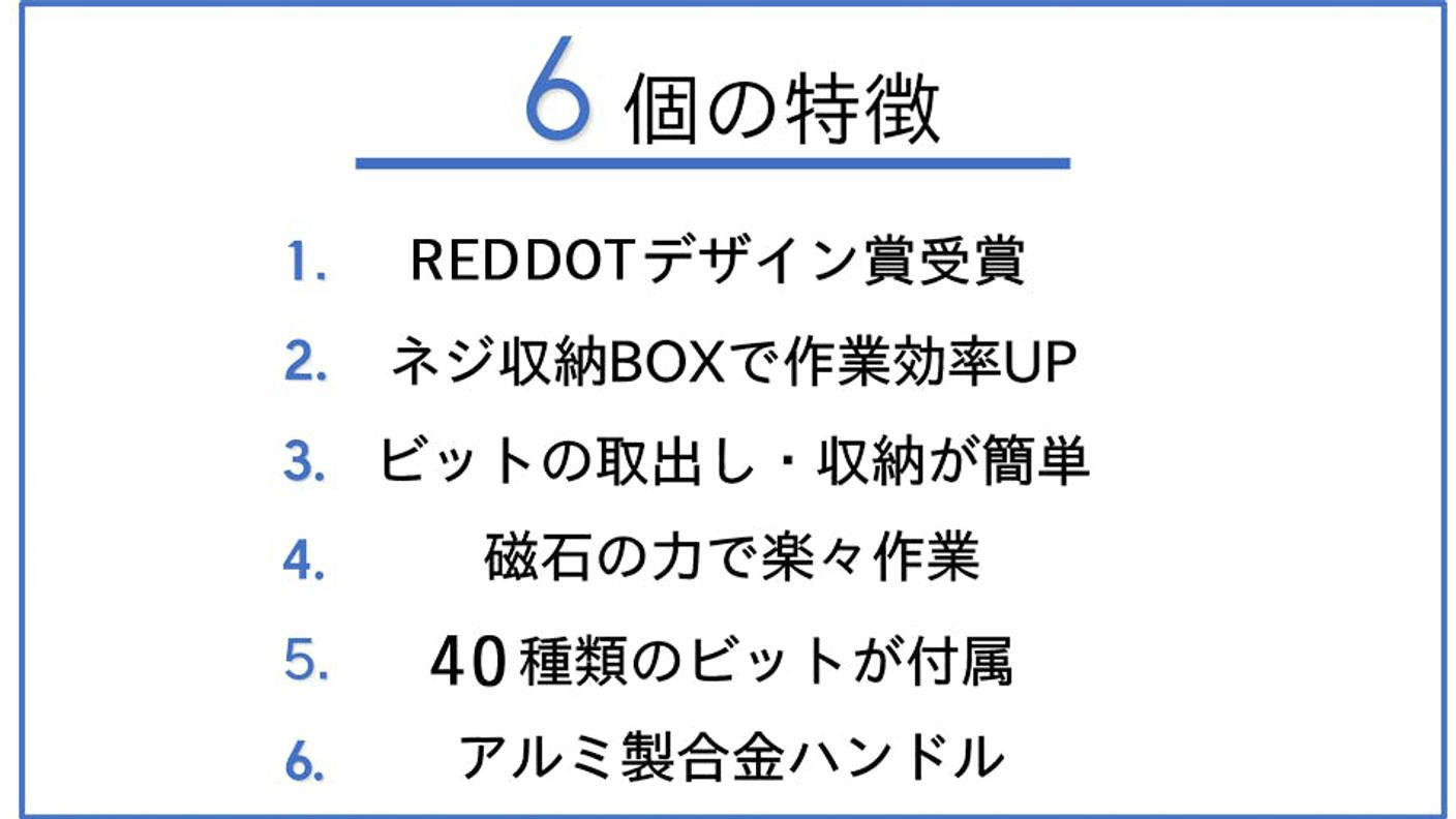 クラウドファンディングプロジェクト：【Reddotデザイン賞受賞】据え置き型精密ドライバーセット JIMIBOX 2.0
