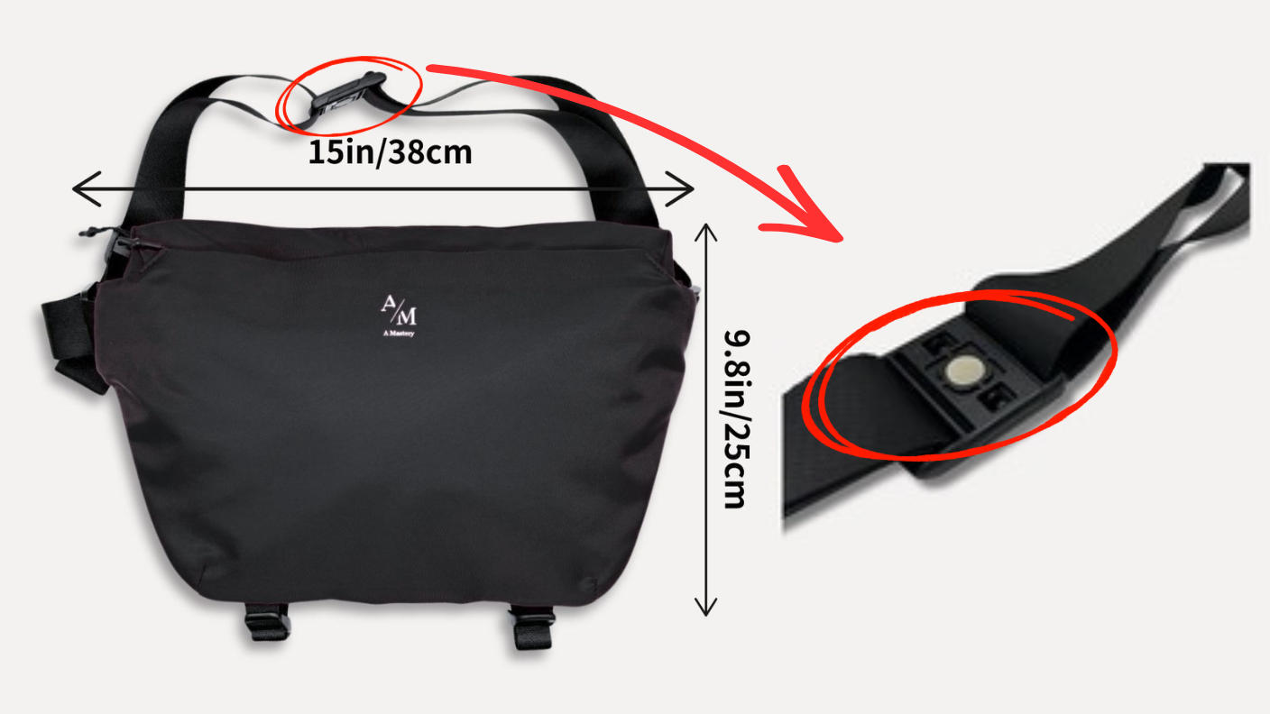 クラウドファンディングプロジェクト：ショルダーバッグにもボディーバッグにもなる2WAYバッグ「ライトトリップバッグ」