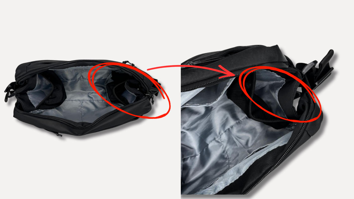 クラウドファンディングプロジェクト：ショルダーバッグにもボディーバッグにもなる2WAYバッグ「ライトトリップバッグ」