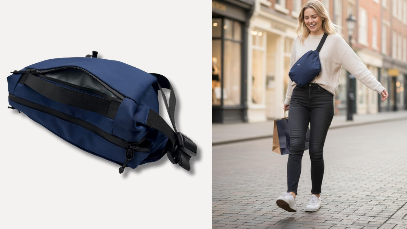 クラウドファンディングプロジェクト：ショルダーバッグにもボディーバッグにもなる2WAYバッグ「ライトトリップバッグ」