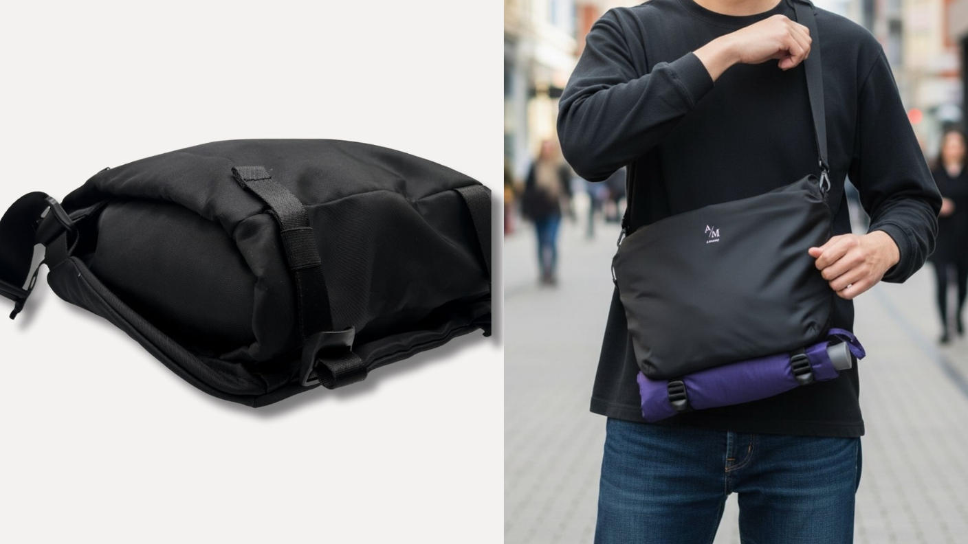 クラウドファンディングプロジェクト：ショルダーバッグにもボディーバッグにもなる2WAYバッグ「ライトトリップバッグ」