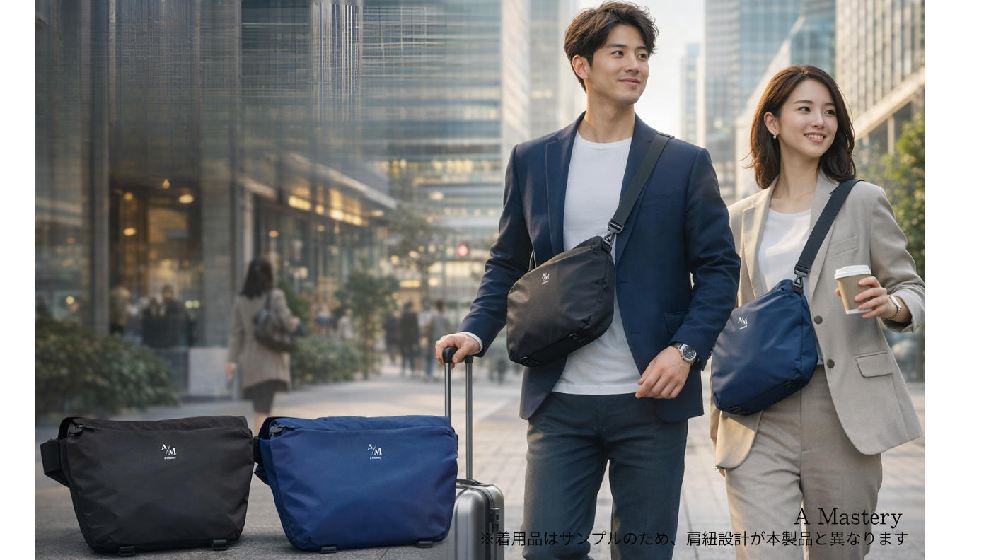 クラウドファンディングプロジェクト：ショルダーバッグにもボディーバッグにもなる2WAYバッグ「ライトトリップバッグ」