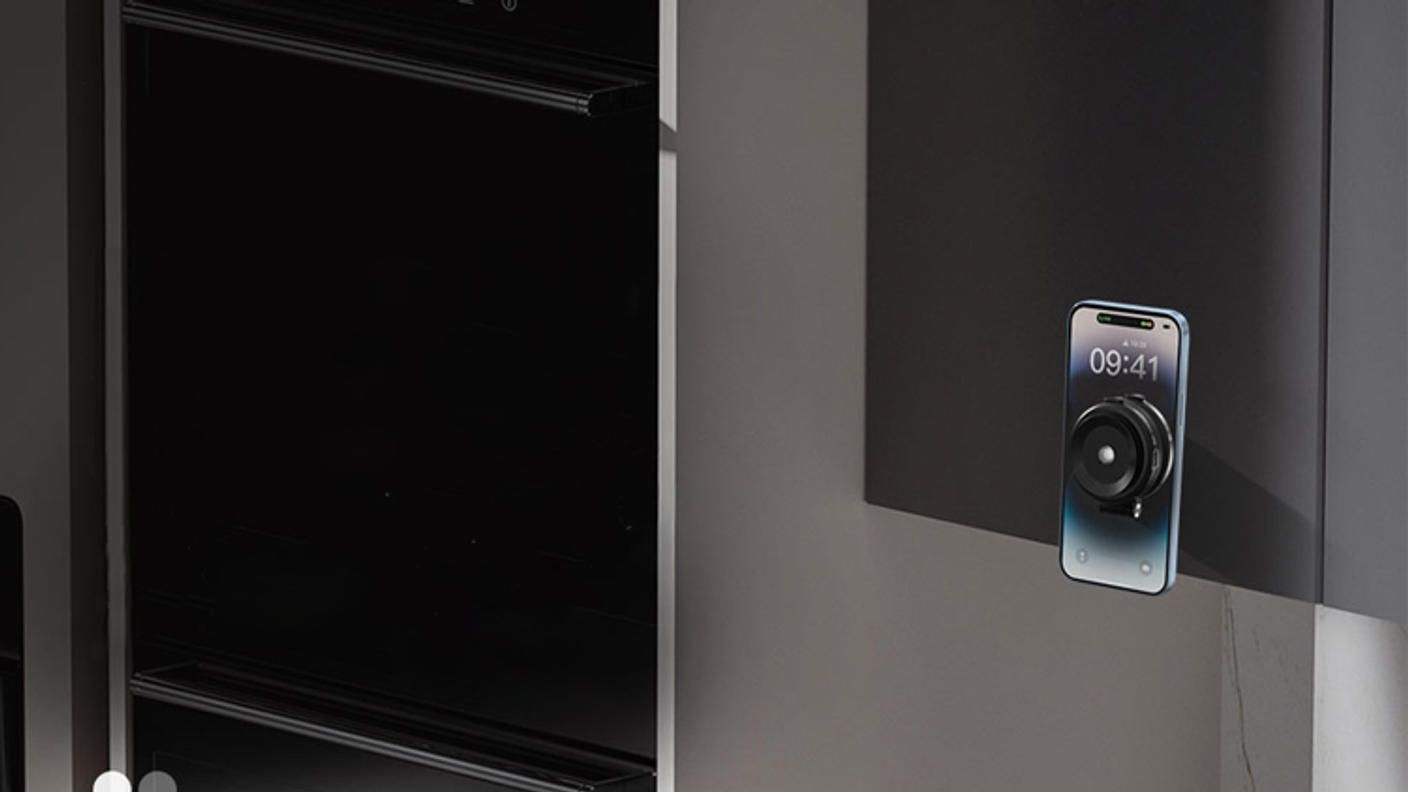 クラウドファンディングプロジェクト：1秒でガッシリ自動固定！ワイヤレス充電対応の真空吸着式スマホホルダー