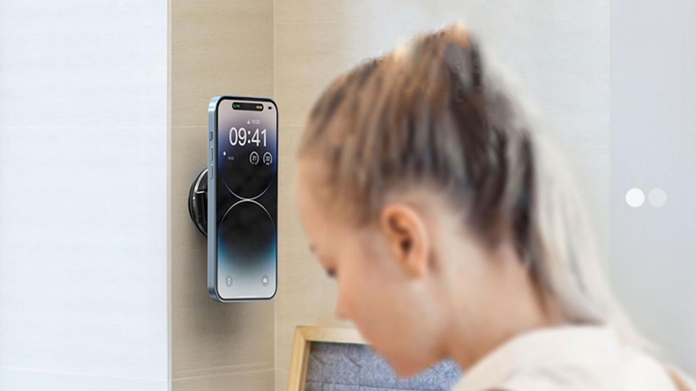 クラウドファンディングプロジェクト：1秒でガッシリ自動固定！ワイヤレス充電対応の真空吸着式スマホホルダー