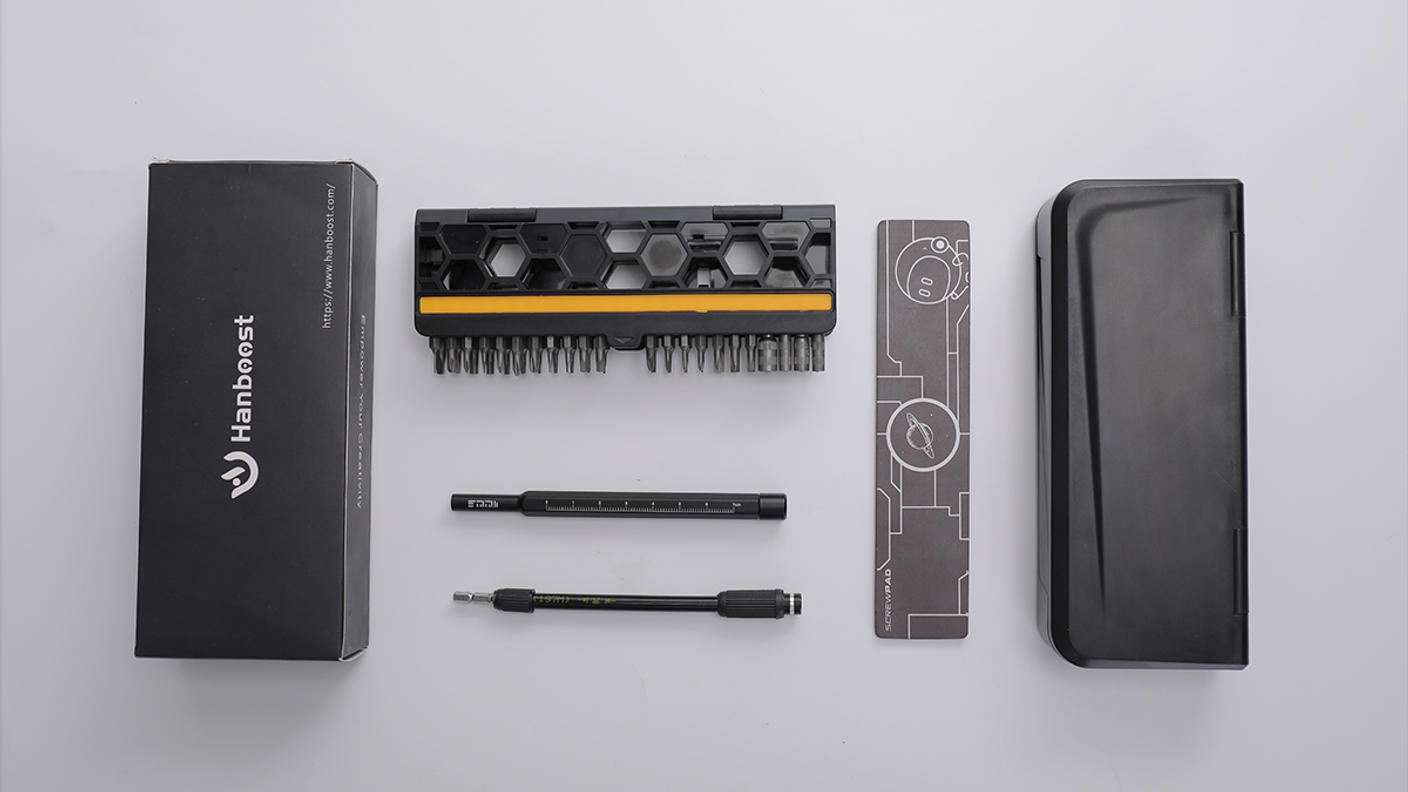 クラウドファンディングプロジェクト：自由自在に磁力を操れる安定感抜群の多機能精密ドライバーセット【HBT-471】