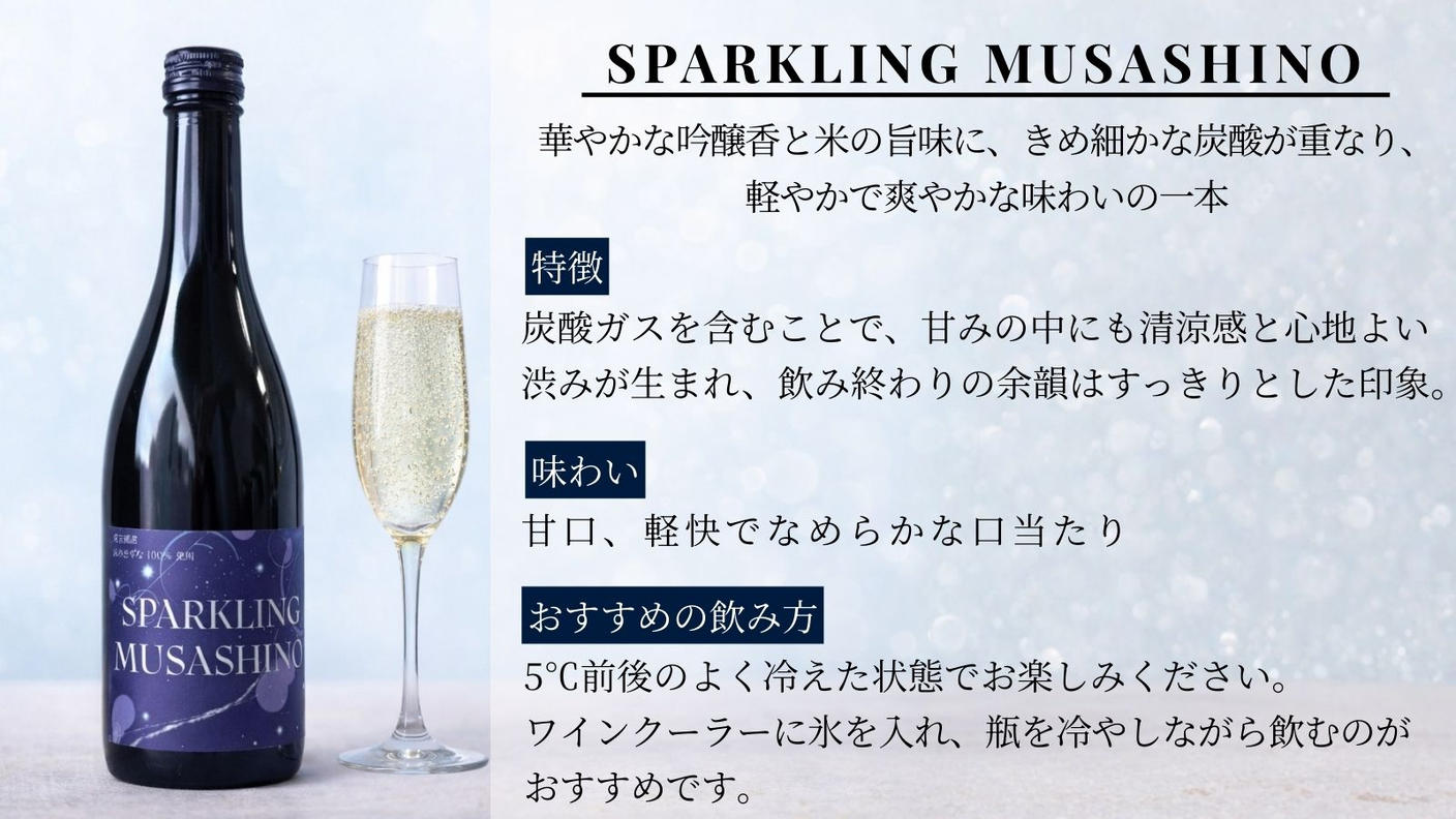 クラウドファンディングプロジェクト：武蔵野銀行が育てた彩のきずな100%使用！純米大吟醸むさしの＆SPARKLING　MUSASHINO